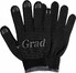 Перчатки трикотажные Grad Лайт с ПВХ точкой черные р10 (9442755)
