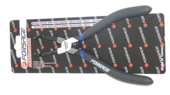 Съемник стопорных колец Forsage изогнутый 90 градусов 180мм в блистере F-609180SB изображение 2