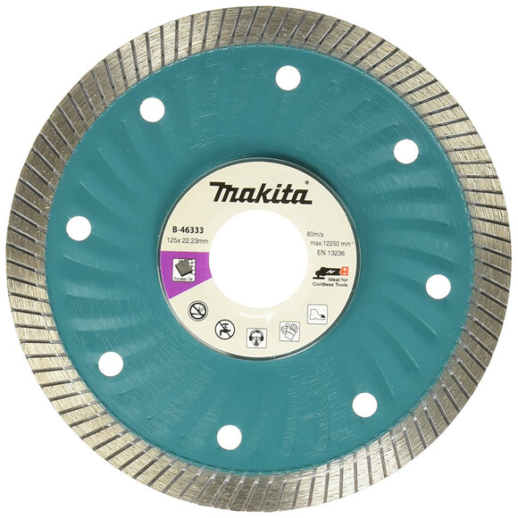 Алмазний диск Makita по плитці 125х22.23мм (B-46333)