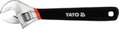 Ключ разводной Yato 200мм резиновая рукоятка (YT-21651)