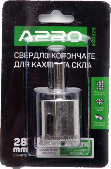 Алмазное сверло трубчатое APRO 28 мм (830325) изображение 3