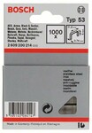 Скоби для степлера Bosch тип 53, 11.3х6 мм, 1000 шт. (2609200214)