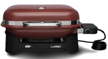 Гриль електричний Weber Lumin Compact 1000, червоний (91040979)