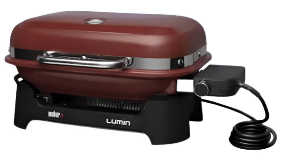 Гриль электрический Weber Lumin Compact 1000, красный (91040979) изображение 2