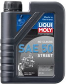 Масло для 4-тактных двигателей LIQUI MOLY Motorbike HD Classic SAE 50 Street, 1 л (1572)