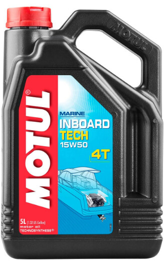 

Моторное масло Motul Inboard Tech 4T 15W50, 5 л (101743)