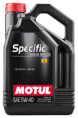 Моторное масло MOTUL Specific 505 01 502 00 505 00 SAE 5W40 5 л (101575)