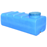 Пластиковая емкость Пласт Бак 500 л квадратная, голубая (00-00012457)