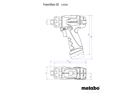 Набор Metabo Combo Set 2.5 10.8 V изображение 5