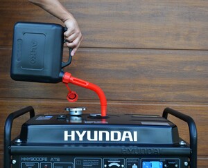 Бензиновый генератор Hyundai HHY 9000FE ATS изображение 5