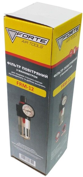 Фільтр-редуктор Forte FRM-12 (1/2) з манометром фото 2