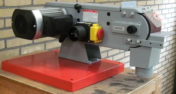 Стрічкова шліфувальна машина по металу Holzmann MSM 100L фото 4