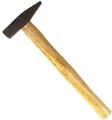 Молоток слюсарний Intertool 300 г з дерев'яною ручкою (HT-0213)