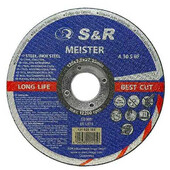 Круг отрезной S&R Meister 125x2,0x22,2 мм по металу 25шт (131020125-SET)