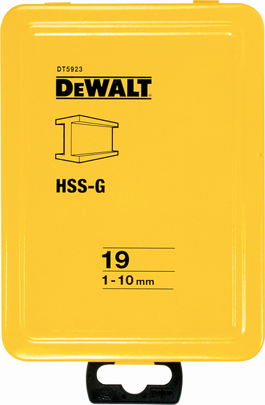 Набор сверл HSS-G 19 шт. DeWalt (DT5923) изображение 3