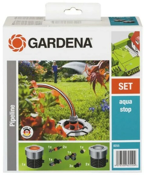 Комплект стартовый с осциллирующим дождевателем Gardena Pipeline Set (08272-20.000.00) изображение 2