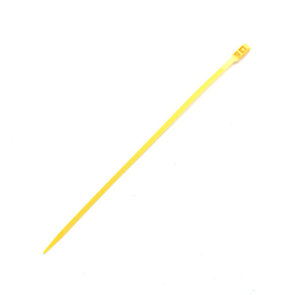 Стяжка кабельная с низким профилем замка 8x400 желтая (100шт) APRO (CTLC-1018) изображение 5