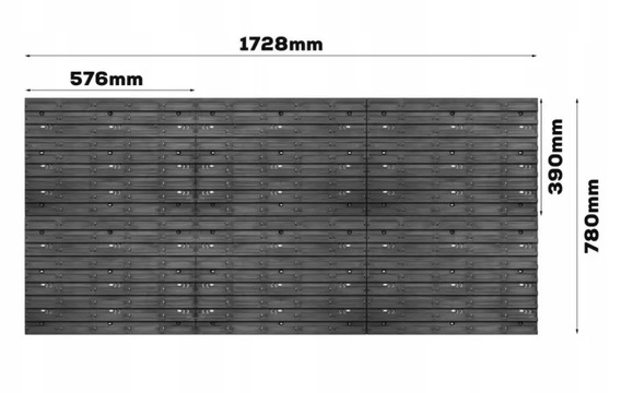 Панель для інструментів Kistenberg 174х78 см із контейнерами (Варіант 105) фото 8