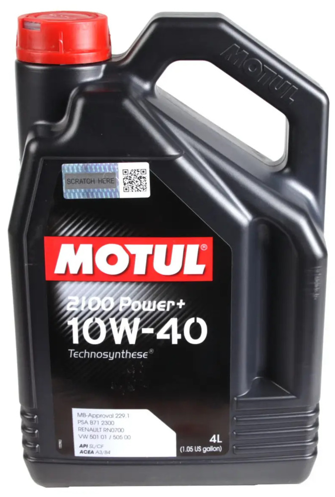 

Моторное масло Motul 2100 Power+ 10W40, 4 л (109461)