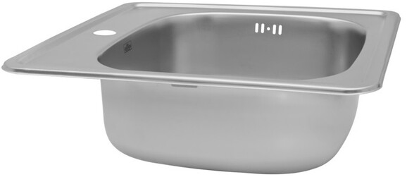 Кухонна мийка Kroner KRP Satin-4848, 0.6 мм (CV022759) фото 3