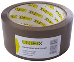 Лента клейкая упаковочная UNIFIX 45 мм, 200 м (коричневая) (SKBR-5400266)