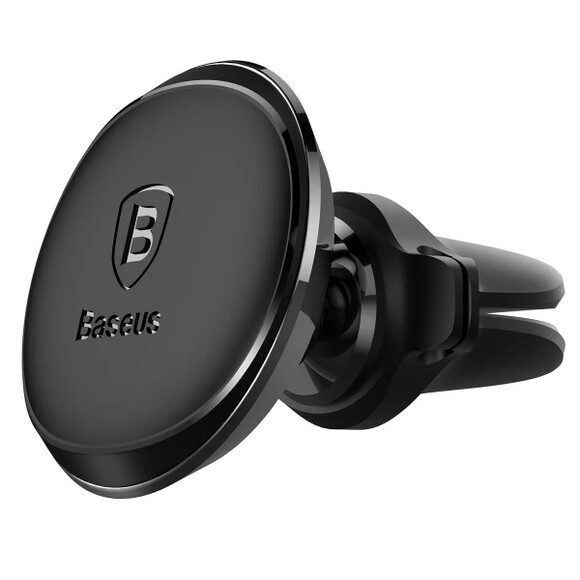Автотримач Baseus Magnetic Air Vent Car Mount With Cable Clip (black) (SUGX020001) фото 2