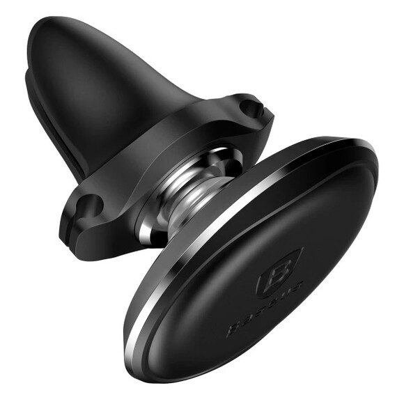Автотримач Baseus Magnetic Air Vent Car Mount With Cable Clip (black) (SUGX020001) фото 4