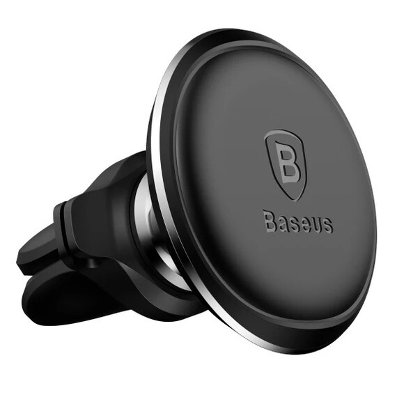 Автотримач Baseus Magnetic Air Vent Car Mount With Cable Clip (black) (SUGX020001) фото 5