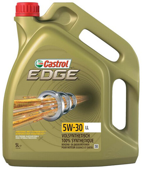 Моторное масло CASTROL EDGE, 5W-30 LL, 5 л (15669E)
