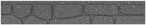 Декоративний бордюр для саду MultyHome Камінь 9х2х120 см, сірий (5903104902063)