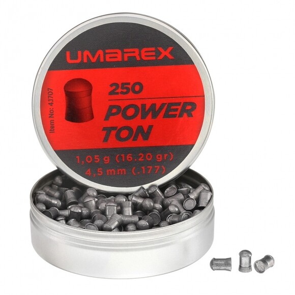 Свинцовые пули Umarex Power Ton, 1.05 гр, калибр 4.5 (177), 250 шт (1003584) изображение 2