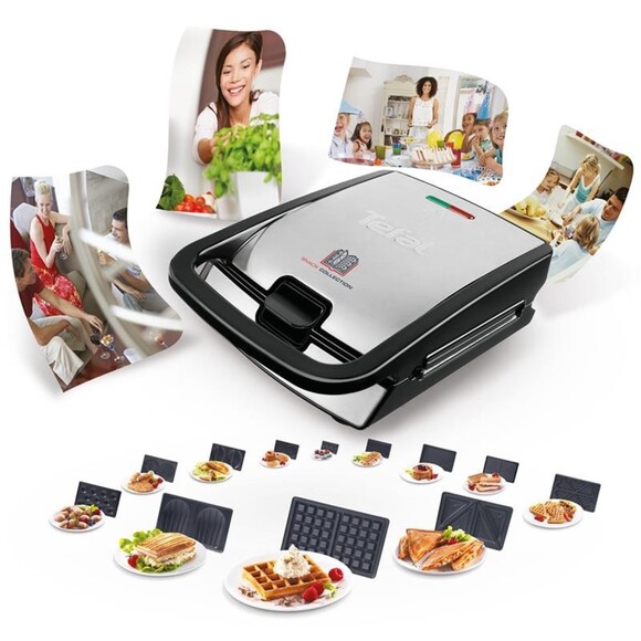 Мультимейкер 4 в 1 Tefal Snack Collection SW854D16 изображение 6