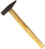 Молоток слюсарний Intertool 500 г з дерев'яною ручкою (HT-0215)
