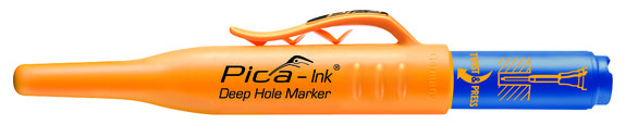 Маркер PICA Ink Deep Hole Marker синій з підвісом (150/41/SB)