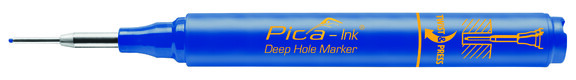 Маркер PICA Ink Deep Hole Marker синий с подвесом (150/41/SB) изображение 2