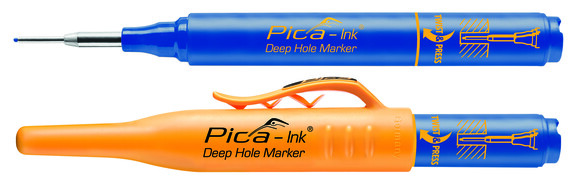 Маркер PICA Ink Deep Hole Marker синий с подвесом (150/41/SB) изображение 3