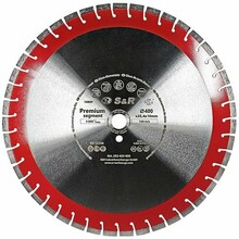 Алмазний диск S&R Premium Segment 400x25.4 мм (252423400)