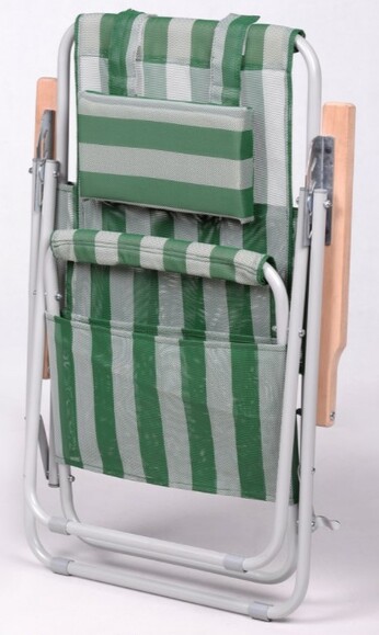 Кресло-шезлонг Ясень (бело-зеленый) Vitan (7133) изображение 3