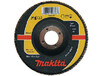 Пелюстковий шліфувальний диск Makita 150х22.23 К120 цирконій (P-65567)