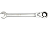 Ключ рожково-накидной с трещоткой и шарниром Yato 19мм/245мм (YT-1685)