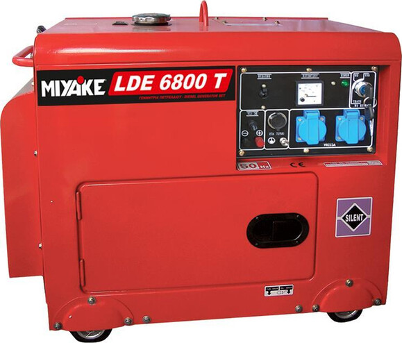 Дизельний генератор Miyake LDE6800T