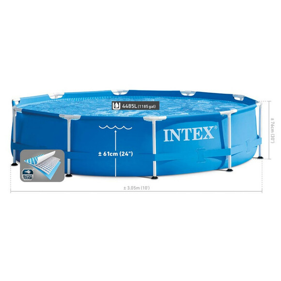 Каркасный бассейн Intex, 305х76 см (фильтр-насос 1250 л/час) (28202) изображение 8