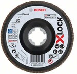Диск лепестковый Bosch X-LOCK Best for Metal X571, G80, 125 мм (2608621769)
