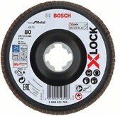 Диск пелюстковий Bosch X-LOCK Best for Metal X571, G80, 125 мм (2608621769)
