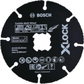 Відрізний диск Bosch X-LOCK 115x1x22.23 мм, 10 шт. (2608619368)