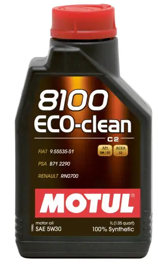 

Моторное масло Motul 8100 Eco-clean, 5W30 1 л (101542)