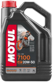 Моторное масло Motul 7100 4T, 20W50 4 л (104104)