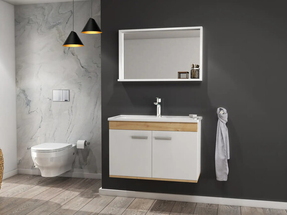 Комплект мебели для ванной RJ First, 80 см (RJ20800WO) изображение 8