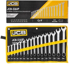 Набір ключів комбінованих 16 шт. JCB (JCB-5161P) (57162)