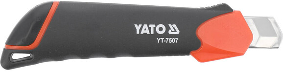 Ніж Yato з висувним лезом з відломними сегментами, M= 18 мм (YT-7507) фото 2